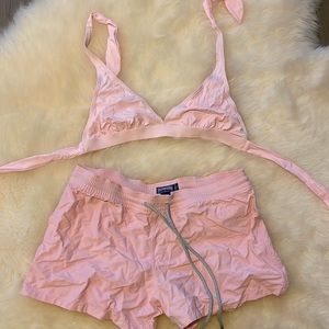 Vilebrequin swim shorts and bikini top
